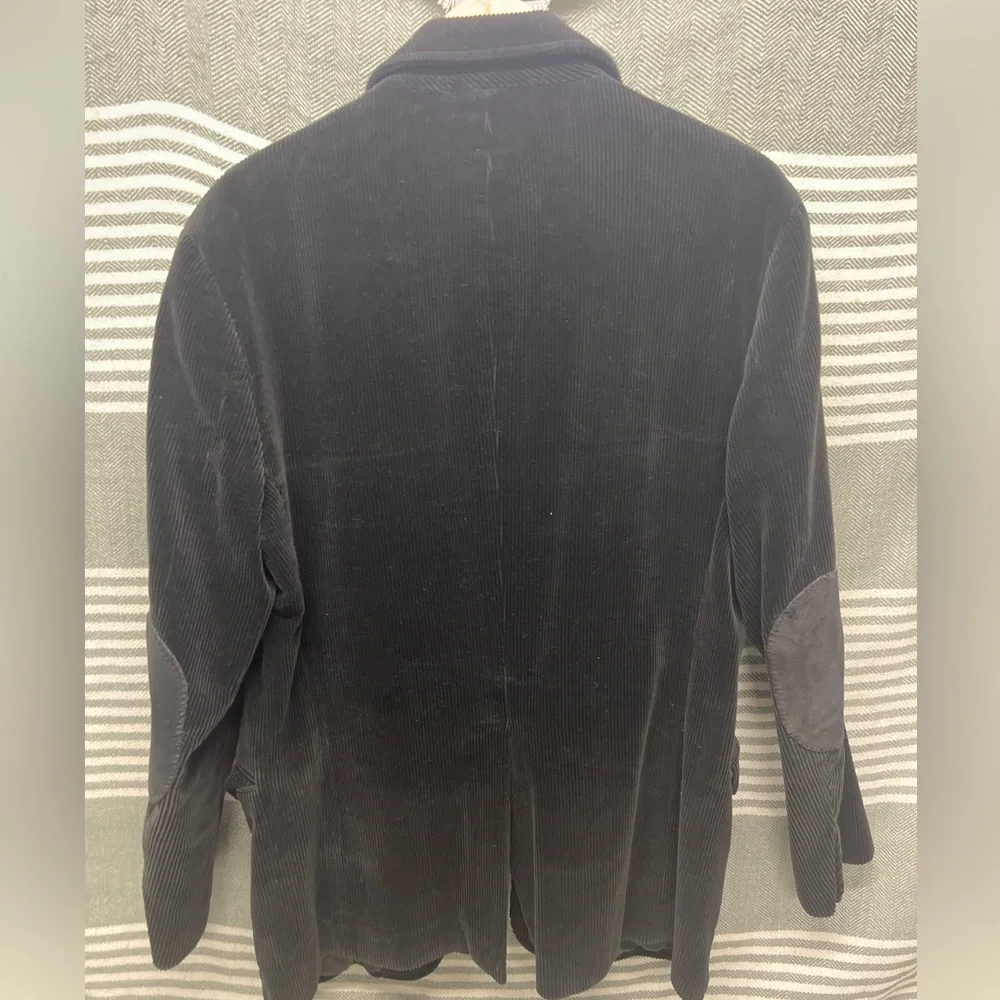 Polo Ralph Lauren Black Corduroy Jacket Size M - Picture 3 of 3